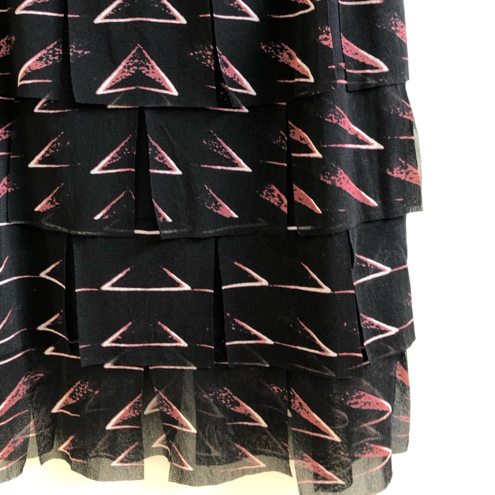 Vivienne Tam Vintage Mesh Printed Skirt - Picture 2 of 11